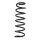 Suspension spring set rear coil spring 361mm SPIDAN for BMW 5 E60