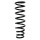 Suspension spring set rear coil spring 387mm SPIDAN for LEXUS IS I