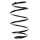 Suspension spring set front coil spring 400mm SPIDAN for BMW 7 E38