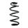 Fahrwerksfeder-Set hinten Schraubenfeder 270mm SPIDAN für AUDI A4 B9