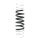 Suspension spring set rear coil spring 422mm SPIDAN for FORD FOCUS II