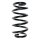 Suspension spring set front coil spring 269mm SPIDAN for AUDI A4 B6