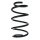 Fahrwerksfeder-Set vorne Schraubenfeder 273mm SPIDAN für VW GOLF VII