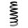 Suspension spring set rear coil spring 265mm SPIDAN for PEUGEOT 3008 I