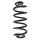 Fahrwerksfeder-Set hinten Schraubenfeder 343mm SPIDAN für BMW X5 (E70)