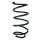 Suspension spring set front coil spring 309mm SPIDAN for BMW X1 E84