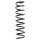 Suspension spring set rear coil spring 406mm SPIDAN for BMW 5 E39