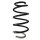 Fahrwerksfeder-Set vorne Schraubenfeder 322mm SPIDAN für PEUGEOT 207/207+ (WA_)