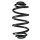 Fahrwerksfeder-Set hinten Schraubenfeder 316mm SPIDAN für OPEL ZAFIRA TOURER