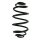 Fahrwerksfeder-Set hinten Schraubenfeder 300mm SPIDAN für OPEL MERIVA B