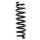 Fahrwerksfeder-Set hinten Schraubenfeder 344mm SPIDAN für BMW 1 (E87)