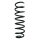 Suspension spring set rear coil spring 390mm SPIDAN for BMW 5 F10
