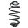 Fahrwerksfeder-Set hinten Schraubenfeder 362mm SPIDAN für MERCEDES CITAN
