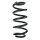 Suspension spring set front coil spring 324mm SPIDAN for AUDI Q5 8RB