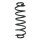 Fahrwerksfeder-Set hinten Schraubenfeder 346mm SPIDAN für CITROËN DS4 (NX_)