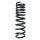 Fahrwerksfeder-Set hinten Schraubenfeder 381mm SPIDAN für FORD FOCUS III