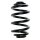 Fahrwerksfeder-Set hinten Schraubenfeder 255mm SPIDAN für BMW X3 (E83)