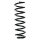 Fahrwerksfeder-Set hinten Schraubenfeder 317mm SPIDAN für MERCEDES A-KLASSE W168