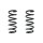 Fahrwerksfeder-Set vorne Schraubenfeder 301mm SPIDAN für BMW 5 (F10)