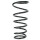 Suspension spring set front coil spring 345mm SPIDAN for SWIFT III