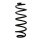 Fahrwerksfeder-Set hinten Schraubenfeder 323mm SPIDAN für VW GOLF SPORTSVAN