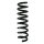 Fahrwerksfeder-Set hinten Schraubenfeder 332mm SPIDAN für BMW 3 Gran