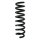 Suspension spring set rear coil spring 332mm SPIDAN for BMW 3 Gran