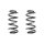 Fahrwerksfeder-Set vorne Schraubenfeder 292mm SPIDAN für AUDI A6 C6