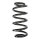 Suspension spring set front coil spring 292mm SPIDAN for AUDI A6 C6