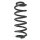 Fahrwerksfeder-Set hinten Schraubenfeder 322mm SPIDAN für SEAT ALHAMBRA (710)