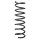 Suspension spring set rear coil spring 360mm SPIDAN for MAZDA 3 notchback