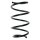 Suspension spring set front coil spring 318mm SPIDAN for BMW 5 Touring