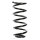 Suspension spring set rear coil spring 303mm SPIDAN for VW PASSAT B5