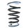Suspension spring set rear coil spring 320mm with sleeve SPIDAN for VOLVO XC90 I