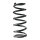 Suspension spring set rear coil spring 272mm SPIDAN for HONDA CIVIC VII