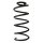 Suspension spring set rear coil spring 308mm SPIDAN for NISSAN MICRA V