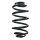 Fahrwerksfeder-Set hinten Schraubenfeder 294mm SPIDAN für OPEL VECTRA C