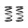 Suspension spring set rear coil spring 268mm with sleeve SPIDAN for TOYOTA RAV 4