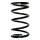 Suspension spring set rear coil spring 268mm with sleeve SPIDAN for TOYOTA RAV 4