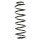 Fahrwerksfeder-Set hinten Schraubenfeder 338mm SPIDAN für AUDI A2 (8Z0)