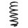 Suspension spring set front coil spring 327mm SPIDAN for AUDI Q5 FYB