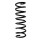 Fahrwerksfeder-Set hinten Schraubenfeder 358mm SPIDAN für VOLVO V40 Schrägheck