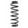 Fahrwerksfeder-Set hinten Schraubenfeder 330mm SPIDAN für AUDI A3 Sportback