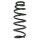 Suspension spring set front coil spring 356mm SPIDAN for ALFA ROMEO 159