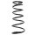 Fahrwerksfeder-Set hinten Schraubenfeder 370mm SPIDAN für MAZDA 323 F
