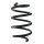 Suspension spring set front coil spring 247mm SPIDAN for AUDI TT 8J3