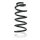 Fahrwerksfeder-Set hinten Schraubenfeder 287mm SPIDAN für PEUGEOT 407 Coupe