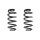 Fahrwerksfeder-Set hinten Schraubenfeder 297mm SPIDAN für AUDI A6 C6