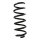 Suspension spring set front coil spring 333mm SPIDAN for AUDI Q5 FYB