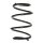 Suspension spring set front coil spring 284mm SPIDAN for BMW 3 Cabriolet
